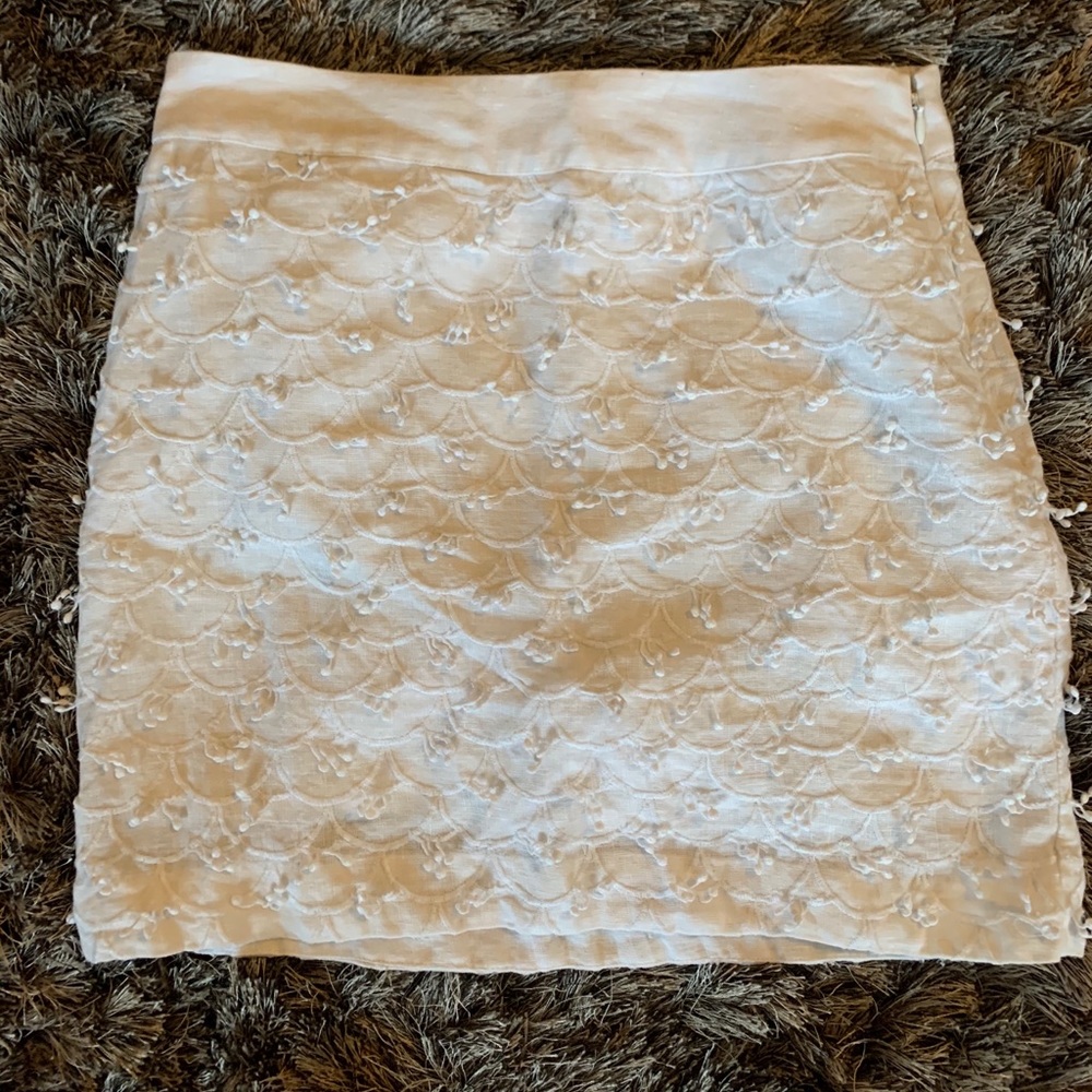 Vineyard Vines White Mini Skirt